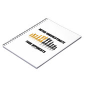 Unterschätzen Sie niemals Ihre Gegner (Schach-Set) Notizblock (Linke Seite)