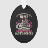 Unterschätzen von Krankenschwestern, die Motorradf Ornament (Vorderseite)