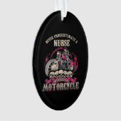 Unterschätzen von Krankenschwestern, die Motorradf Ornament (Vorderseite)