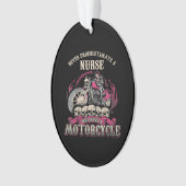 Unterschätzen von Krankenschwestern, die Motorradf Ornament (Vorderseite)