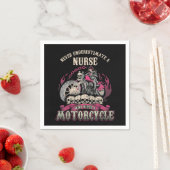 Unterschätzen von Krankenschwestern, die Motorradf Serviette (Beispiel)