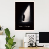 Unterschätztes minimalistisches Poster (Heimbüro)