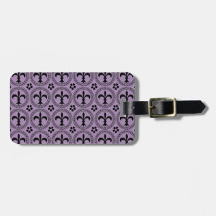 Unterscheiden Sie Ihr Gepäck mit Violet Fleur-de-L Gepäckanhänger