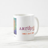 Unterscheiden Sie, Weiß 11 Unze-Tasse Kaffeetasse (VorderseiteRechts)