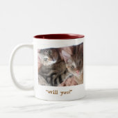 "Unterscheiden Sie " Zweifarbige Tasse (Links)