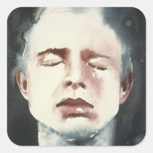 Unterscheiden von Kennzeichen 4 Quadratischer Aufkleber