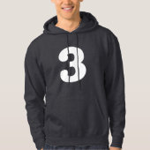 Unterscheidend "3" hoodie (Vorderseite)