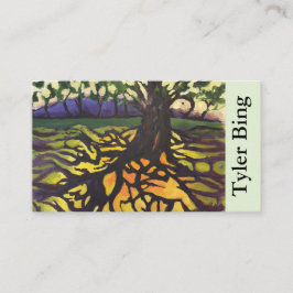 Unterscheidende abstrakte Kunst-'Baum von Life Visitenkarte