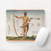 Unterscheidende Markierungen eines Kriegers von Mousepad (Mit Mouse)