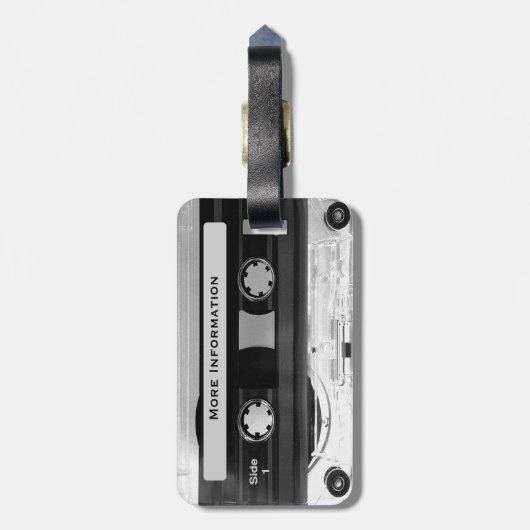 Unterscheidender Gepäckanhänger (Rückseite vertikal)