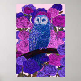 Unterscheidender Uhu Poster