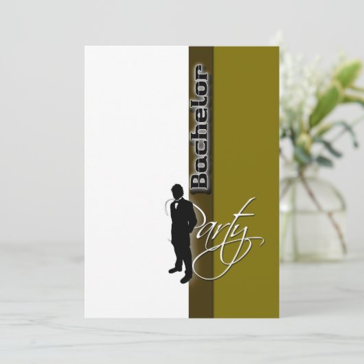 Unterscheidungsmerkmal des Vorlagenbachelors Einladung (Stehend Vorderseite)