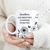 "Unterschied, den du gemacht hast" Personalisierte Kaffeetasse