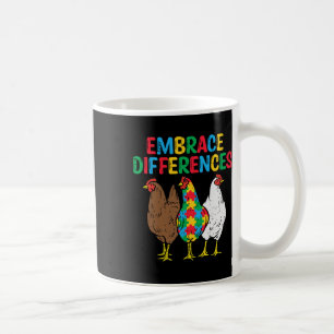 Unterschiede annehmen 3 Hühner Puzzle Autismus bew Kaffeetasse