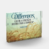 Unterschiede können eine Stärke sein Fotoblock (Links)