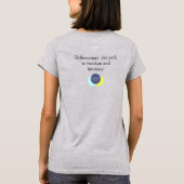 Unterschiede machen oder sterben Frauen T-Shirt (Rückseite)