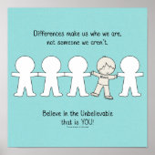 Unterschiede machen uns poster (Vorne)