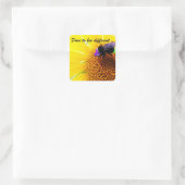 Unterschiedlich Quadratischer Aufkleber (Tasche)