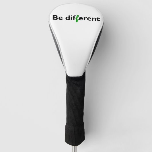 unterschiedlich sein golf headcover (Vorderseite)