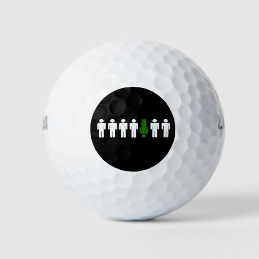 unterschiedlich sein golfball (Vorderseite)