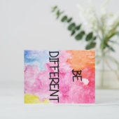 unterschiedlich sein postkarte (Stehend Vorderseite)