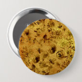 Unterschiedliche Aquarell-Rose Button (Vorne & Hinten)