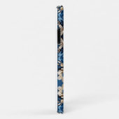 Unterschiedliche blaue Blume | Schönes Blumendesig Case-Mate iPhone Hülle (Hinten/Rechts)