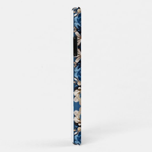 Unterschiedliche blaue Blume | Schönes Blumendesig Case-Mate iPhone Hülle (Hinten/Rechts)