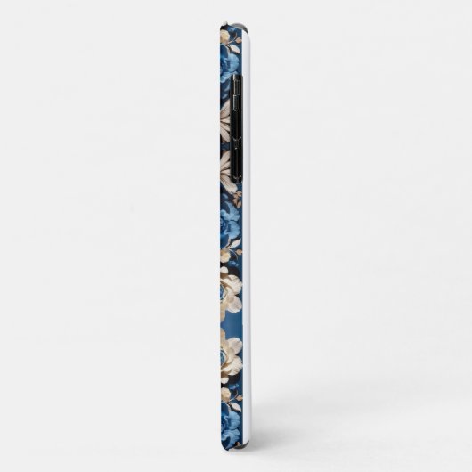 Unterschiedliche blaue Blume | Schönes Blumendesig Case-Mate iPhone Hülle (Hinten/Links)