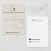 UNTERSCHIEDLICHE EIGENSTRECKE-SCHEIBE-ANZEIGE VISITENKARTE (Vorne/Hinten)