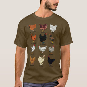 Unterschiedliche Hühnerrassen T-Shirt