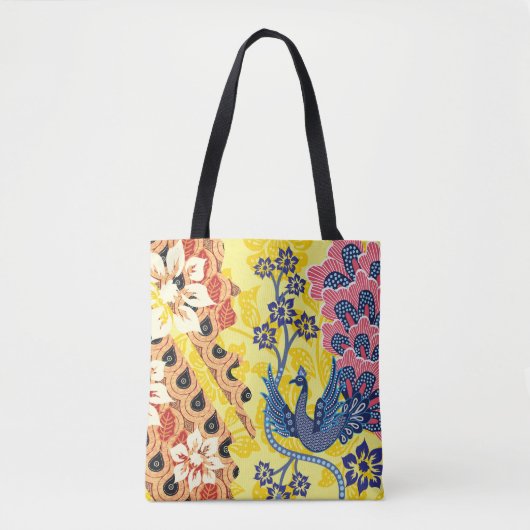 Unterschiedliche indonesische Batik-Motive Tasche (Vorderseite)