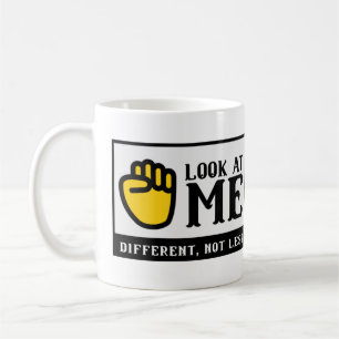 UNTERSCHIEDLICHE, NICHT WENIGER Zeichensprache Kaffeetasse