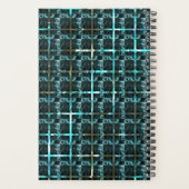 Unterschiedliche Schach-, Quadrat- oder Cyan-Bilde Planer (Rückseite)