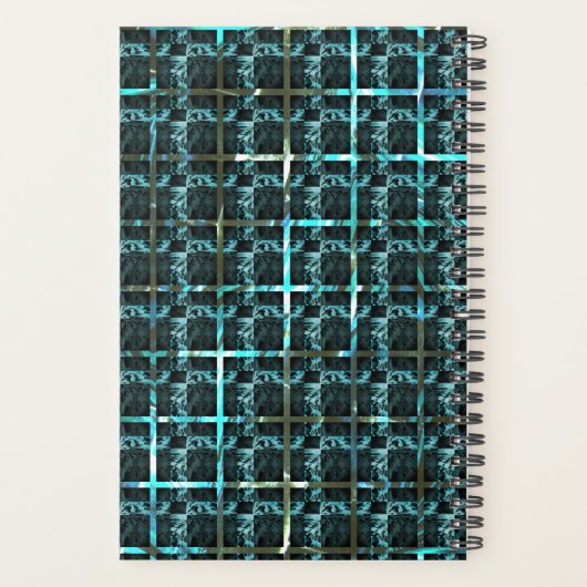 Unterschiedliche Schach-, Quadrat- oder Cyan-Bilde Planer (Rückseite)