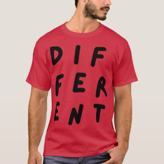 Unterschiedliche Typografie handgeschriebene schwa T-Shirt