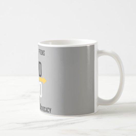 Unterschiedliche Wahl-Tasse Kaffeetasse (Rechts)