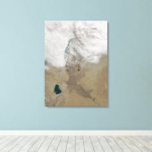 Unterschiedliche Wolkenrichtungen Leinwanddruck (Insitu (Holzboden))