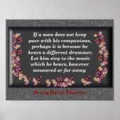 Unterschiedlicher Drummer Poster (Vorne)