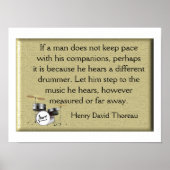 Unterschiedlicher Drummer Poster (Vorne)