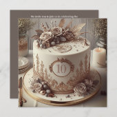 UNTERSCHIEDLICHER EDITABLE-WEDING-JAHRESKUCH EINLADUNG (Vorne/Hinten)