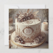 UNTERSCHIEDLICHER EDITABLE-WEDING-JAHRESKUCH EINLADUNG (Vorderseite)