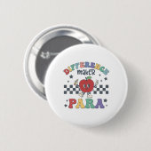 Unterschiedlicher Macher Para Lehrer Paraprofessio Button (Vorne & Hinten)