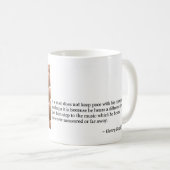 Unterschiedlicher Schlagzeuger Kaffeetasse (VorderseiteRechts)