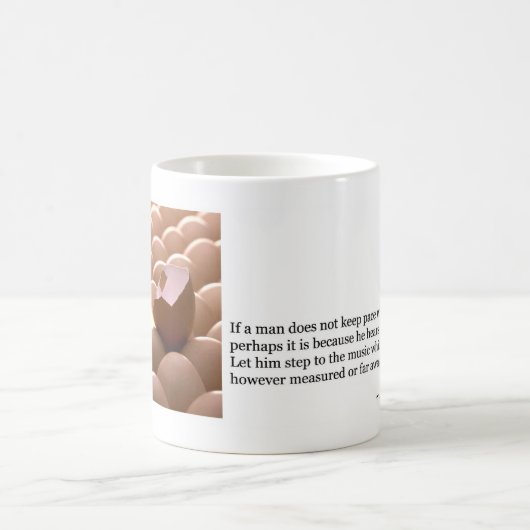 Unterschiedlicher Schlagzeuger Kaffeetasse (Mittel)