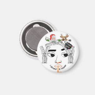Unterschiedliches Design für Weihnachten Magnet