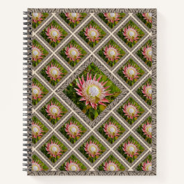 Unterschiedliches Notebook mit hübschen Proteas Notizblock