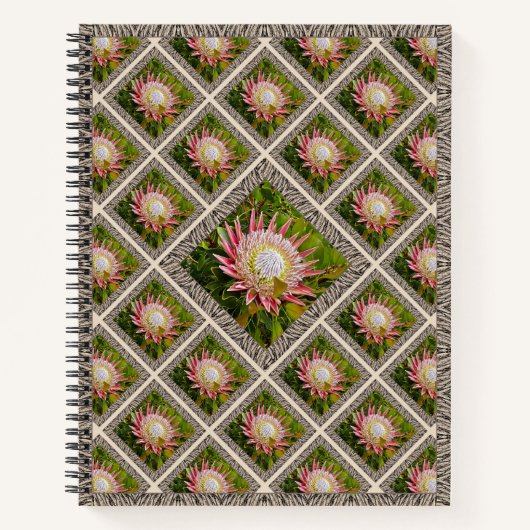 Unterschiedliches Notebook mit hübschen Proteas Notizblock (Vorderseite)