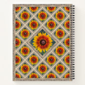 Unterschiedliches Notebook mit Susie's Sonnenblume Notizblock (Rückseite)