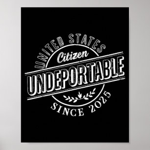 Unterschrank 2025 Neues US-Bürger-Bürgerschaft-Ges Poster